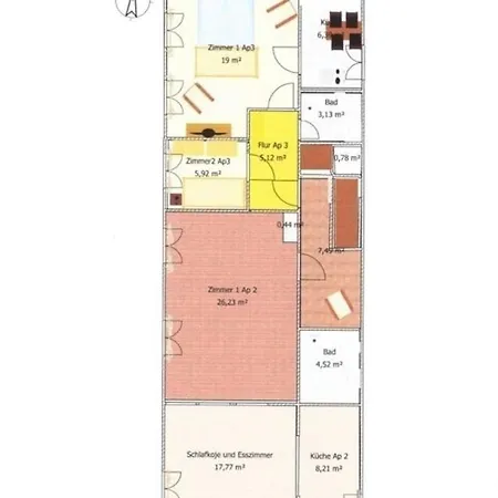Schloss Zingst Haus 1 Apartment 3 *